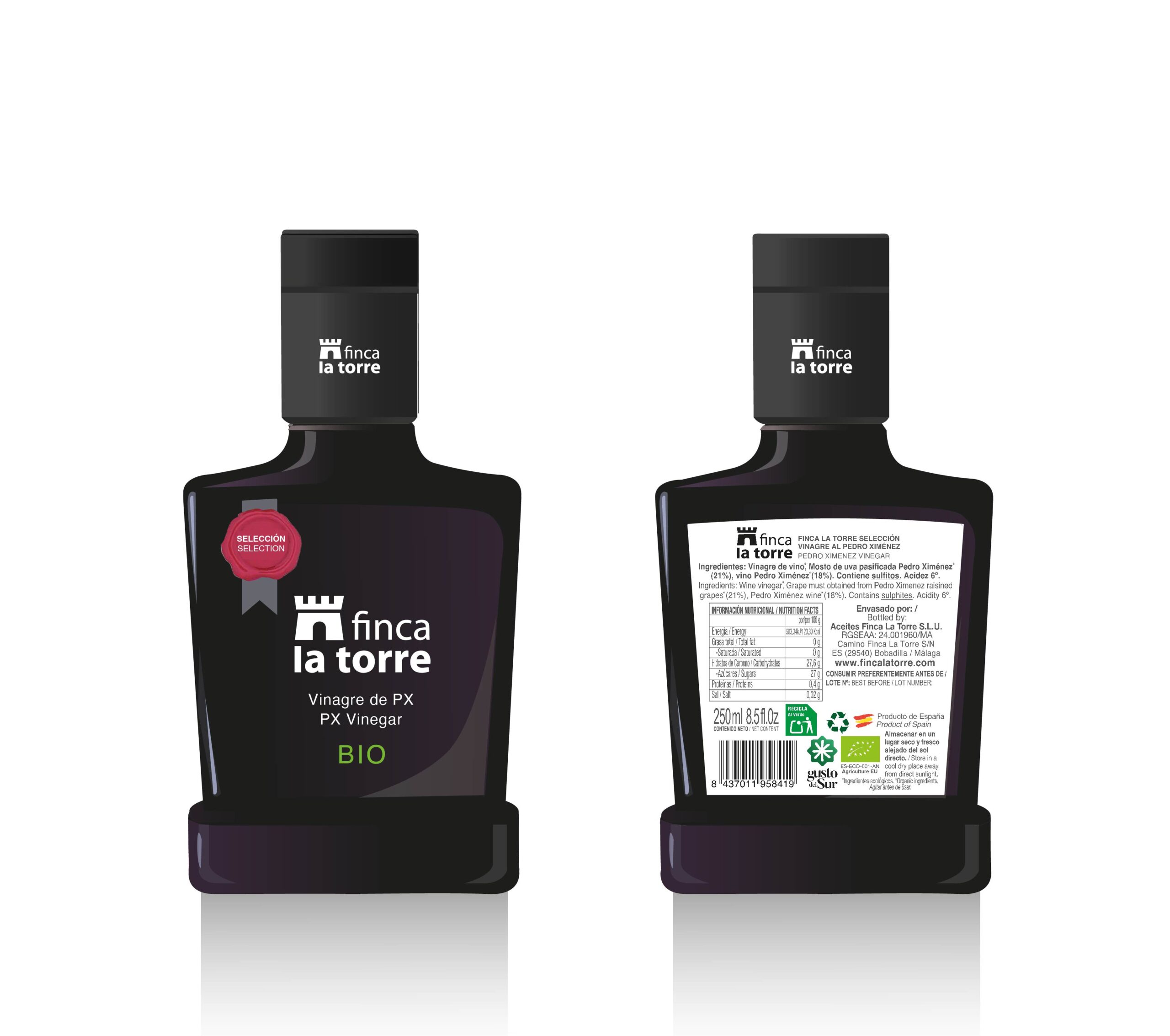 Finca La Torre Vinagre Pedro Ximénez BIO - Imagen 2